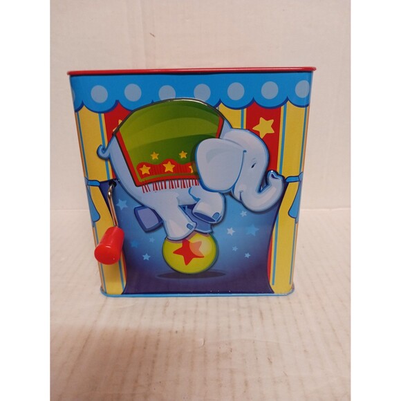 2010-Schylling's-Silly Circus Clown Musical Jack In The Box Pop Up Works! - Picture 4 of 7